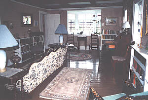 Living room of main house